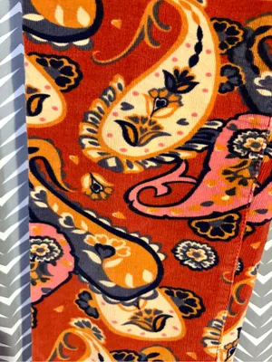 NWOT Anthropologie / Pilcro and Letterpress | Corduroy Paisley Skinny Pants, 29 thumbnail 4