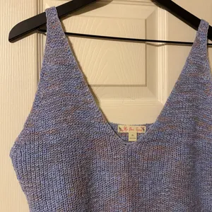 It’s Our Time woven knit scalloped edge tank thumbnail 2