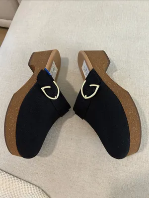 Rothy’s The Buckle Clog, Black, Size 12, New stickers in bottom. No box thumbnail 3