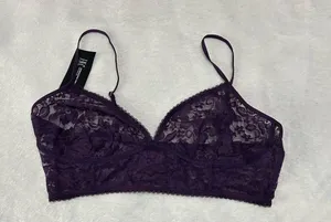 NWT INC International Concepts Women’s Lace Bralette | Size: L | Purple Dynasty thumbnail 2