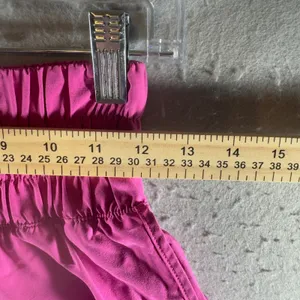108 | CRZ YOGA High Waisted Smocked Running Shorts Pink Women XS thumbnail 3