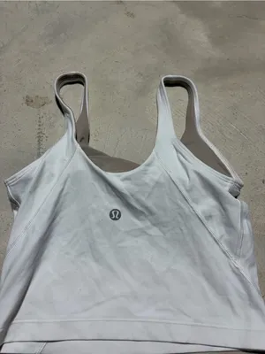 Lululemon align tank White V-Neck Cropped Tank Top 2 thumbnail 4