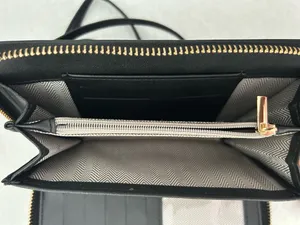 Leather crossbody bag Black thumbnail 3