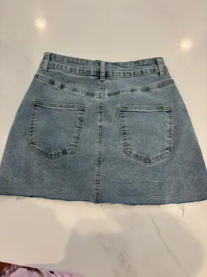 Jean skirt Blue Size XS thumbnail 3