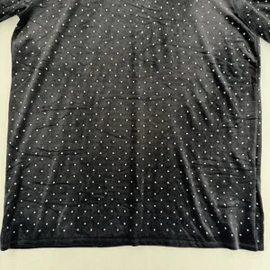 H&M Velvet Rhinestone Dress Women’s XXL Black Short Sleeve Mini Holiday Party thumbnail 7