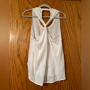 Lanston Twist Back Racerback Tank - White - NWT - Size L thumbnail 2