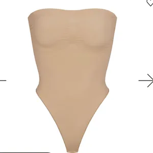 Skims Strapless Thong Bodysuit WITH STRAPS Size XS Light Nude NEW thumbnail 2