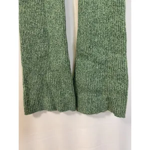 Aerie women’s XS Ribbed Knit High Waisted Flare Pants Green stretch foldover boh thumbnail 9