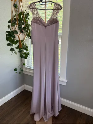 NWOT Marsoni by Colors Gown in Dusty Rose Size 8 Style#MV1133 Ruched Embellished thumbnail 7