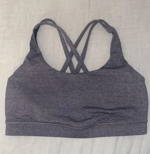 Lululemon Heather Gray Sports Bra Size 6 thumbnail 1