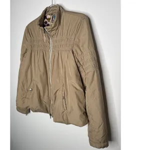 Free People Smocked Bomber Jacket with Floral Lining – Size Small thumbnail 7