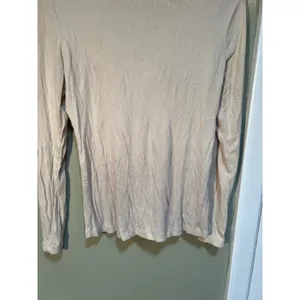 A New Day Women's Size Small Long Sleeve Ribbed T-Shirt Crewneck Beige Stretch thumbnail 5