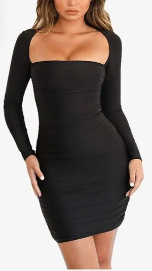 Bodycon Dress Black Size M thumbnail 1
