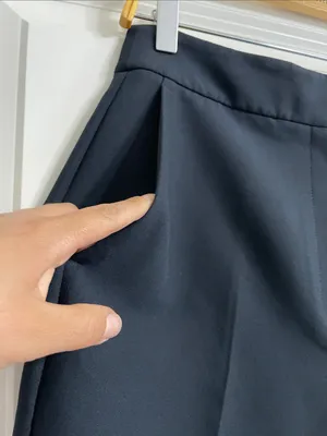 Abercrombie & Fitch High Rise Cuffed Tailored Straight Pants Size 28 Short thumbnail 5