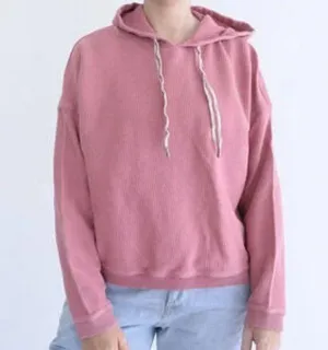 Corded Pink Pullover thumbnail 1