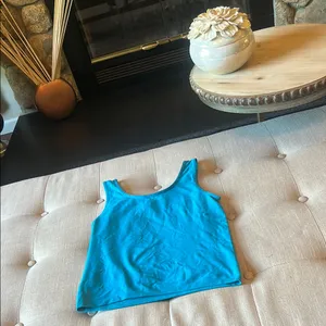 United Colors Of Benetton Blue Vibrant Nylon Stretchy Tank One Size thumbnail 6
