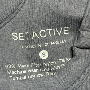 SetActive Ribbed Scoop Bra thumbnail 5