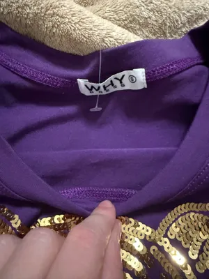 Lsu tiger sequin shirt Purple thumbnail 2