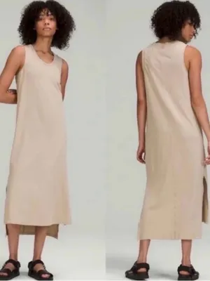 Lululemon All Yours Tank Maxi Dress Trench Size 4 thumbnail 2
