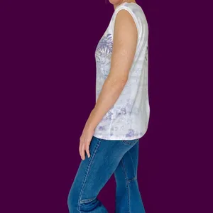 Vintage Harley-Davidson Purple Lewiston, Idaho Graphic Sleeveless Shirt Tank thumbnail 4