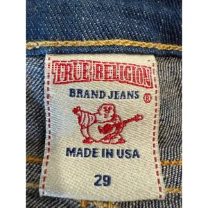 True Religion Stella Womens Blue Denim Jeans‎ Sz 29 Distressed Skinny Fit thumbnail 5