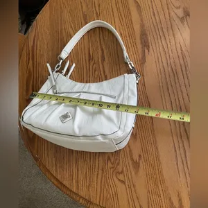 Simply Vera Wang Vintage Hobo Bag Color White Classic Y2K 90s thumbnail 5