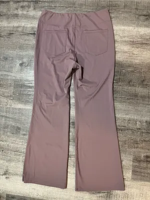 Halara Flex™ High Waisted Back Side Pocket Slight Flare Work Pants in Moonscape thumbnail 4