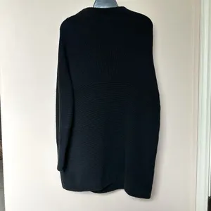 Free People Sweater Womens Sm Mock Neck Knit Pullover Long Sleeve Black Cozy Emo thumbnail 4