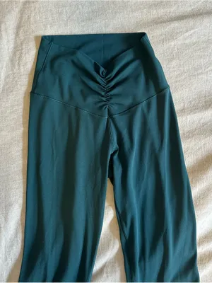 OFFLINE By Aerie Real Me High Waisted Ruched Flare Legging thumbnail 2
