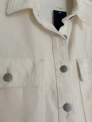 Parke x Target Cream Workwear Denim Shacket thumbnail 4