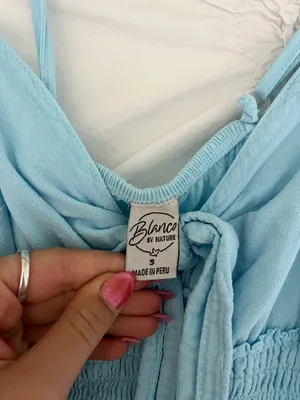 Blanco by nature dress Blue thumbnail 3