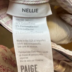 PAIGE Nellie‎ Culotte High Rise Pink White Striped Wide Leg Jeans Size 26 thumbnail 11