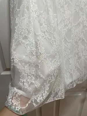 White midi skirt lace Size M thumbnail 2