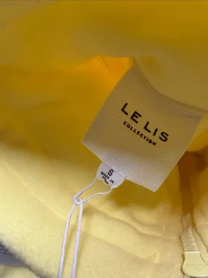 "The Beth" Yellow Lemon Hoodie Soft Fleece Jacket size S NWT oversized thumbnail 8