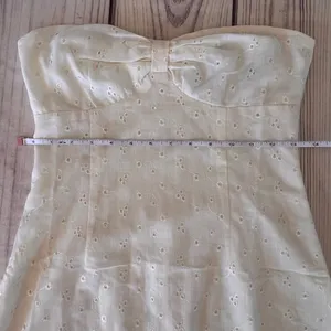 Princess Polly Malena Lemon Eyelet Strapless Mini Dress thumbnail 11