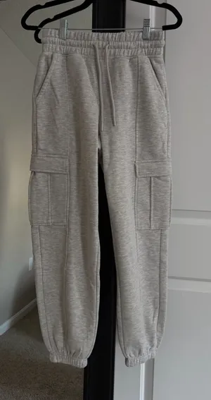 TJ Maxx Cargo Sweatpants Grey thumbnail 1