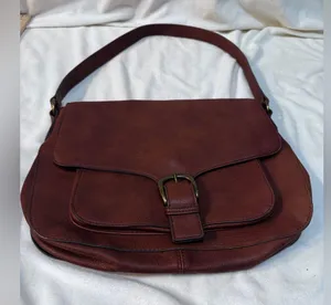 Universal Threads Tan Saddle Purse Like New!! thumbnail 3