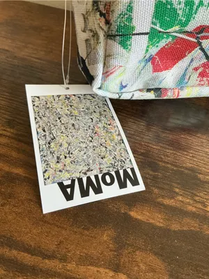 Vintage Rare MOMA X Jackson Pollack NWT Medium Cosmetic Makeup Zip Bag Pouch thumbnail 5