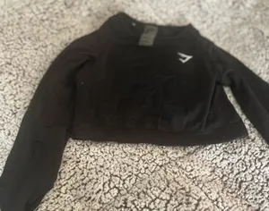 Gymshark Vital Seamless 2.0 crop with thumb holes size medium thumbnail 1