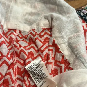 Anthropologie Beaded embroidered Bohemian Floral Print mini dress cotton 12 thumbnail 13