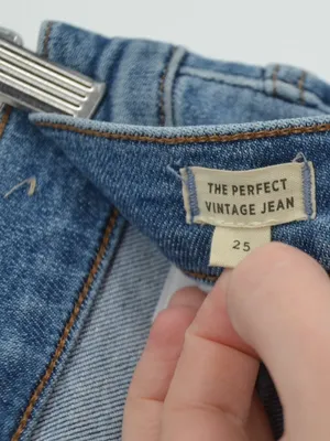 Madewell The Perfect Vintage Jean High Rise Tapered Jeans Blue Size 25 thumbnail 7