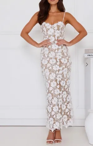 White Hello Molly Dress thumbnail 3