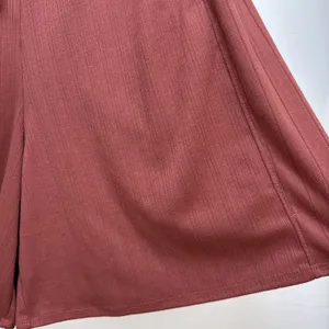 Free People Free-est Monica Shorts Cardigan Set Size M Brick Red Ribbed‎ Knit thumbnail 13