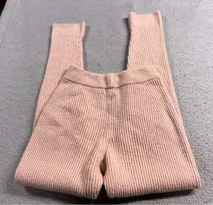 ⭐️ Lovers and Friends Pink Ribbed Knit Sweater Skinny Joggers Size Small EUC thumbnail 1