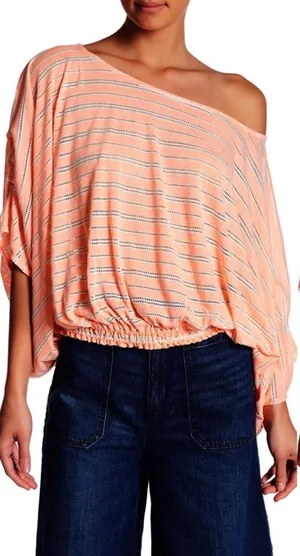 FREE PEOPLE AZALEA EYELET OVERSIZED PULLOVER BLOUSE thumbnail 12