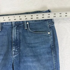 MOTHER The Looker Ankle Fray Skinny Jeans Chain Of‎ Destiny Distressed Size 25 thumbnail 6