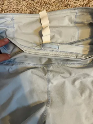 lululemon athletica Light Blue High-Waist Athletic Shorts Sz 6 thumbnail 3