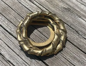 Vintage Twist Scarf Clip Bronze thumbnail 1