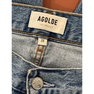 AGOLDE Womens Jeans Blue High Rise Baggy Tapered Denim Button Fly Medium Wash 28 thumbnail 4