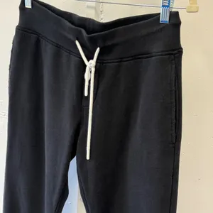 Leallo Cotton Sweatpants Joggers Drawstring Pockets Size Small Charcoal Gray thumbnail 3